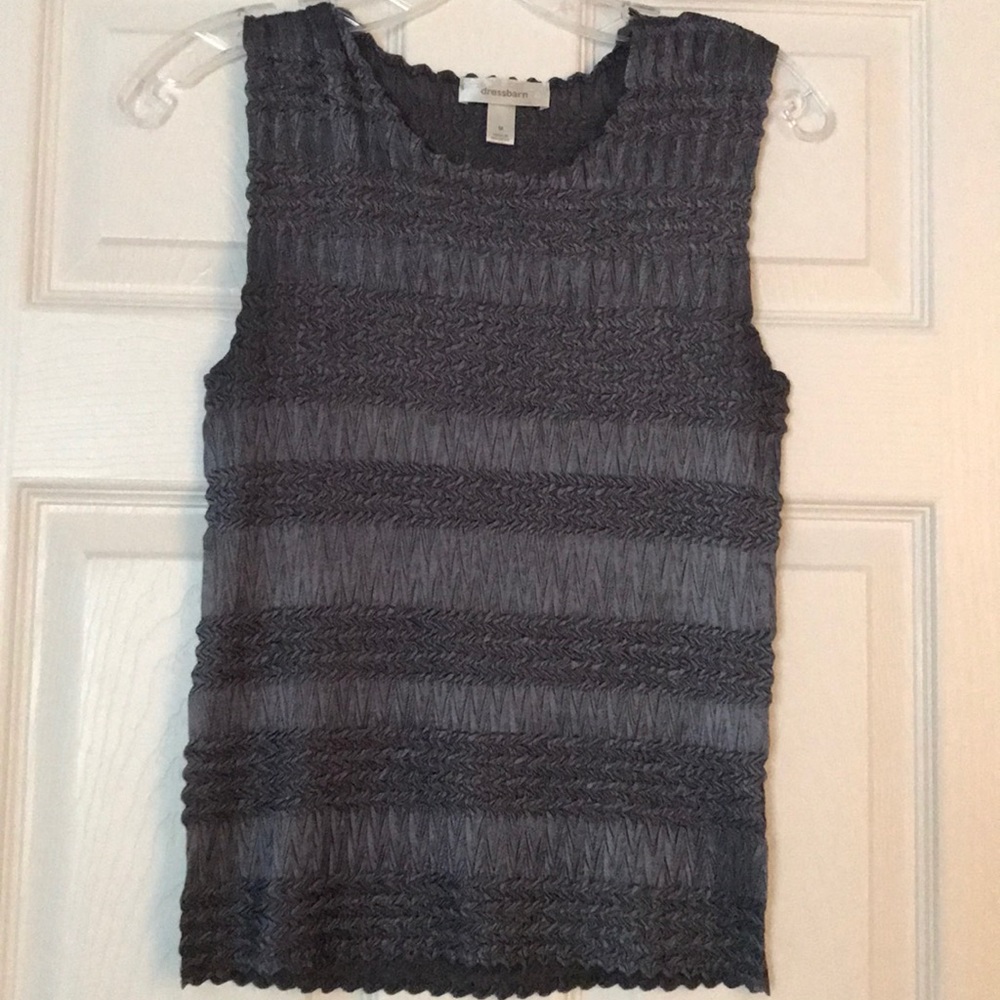 Charcoal Gray sleeveless top